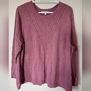 FoxCroft Pink Sweater Size 2X